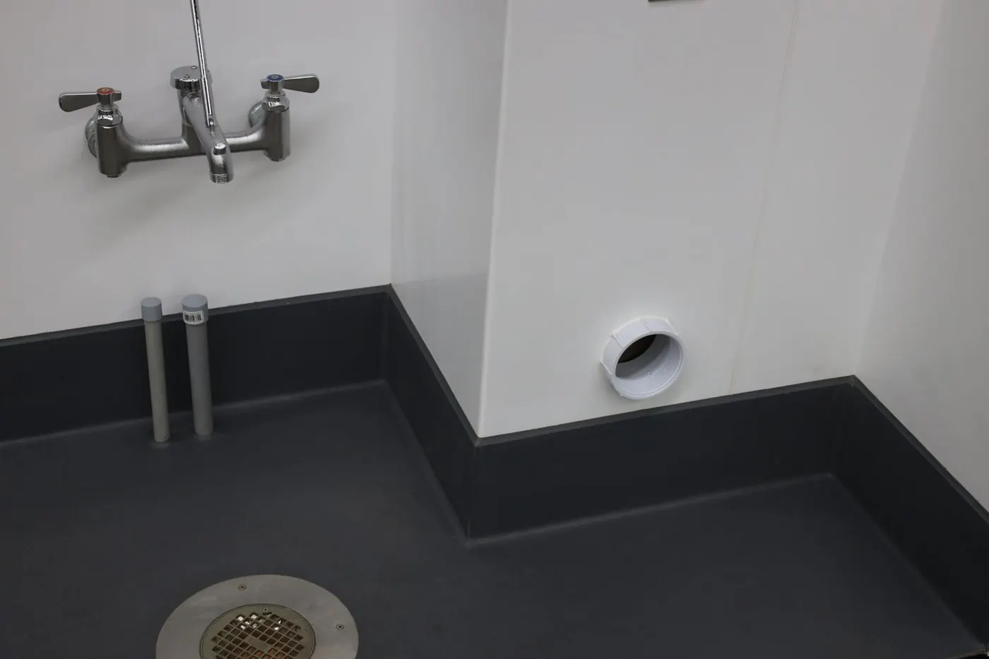 Eco-Grip sealed around a floor drain